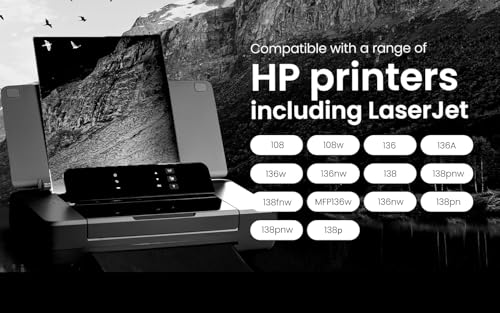 Image of CANOFF 110A Toner Cartridge Compatible for H.P. LJ Printer 108, 108a, 108w, 136, 136a,136w, 136nw, 138, 138pnw, 138fnw (110A - 1pcs)