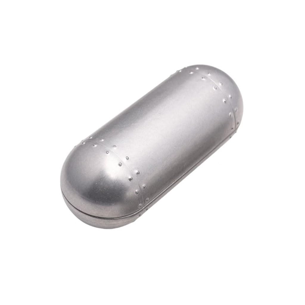 Rundes Sonnenbrillenetui Aus Aluminium, Modisch, Leicht, Brillenetui Brillenetui für Damen
