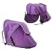 Yuly Sun Protective Universal Stroller Sunshade Cover, UV50+ Protection, Waterproof, Oxford-Cloth, Black