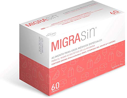 Migrasin - Gestione dietetica dell’emicrania causata da deficit di DAO - 60 capsule con pellet gastrorresistenti