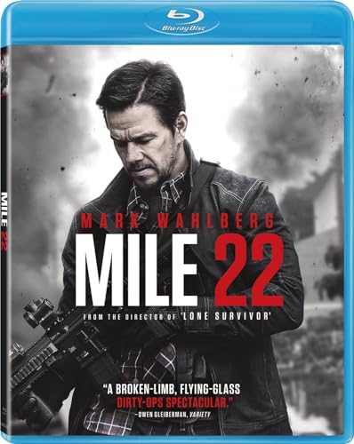Película en formato físico Mile 22 Blu-ray importación norteamericana original 2