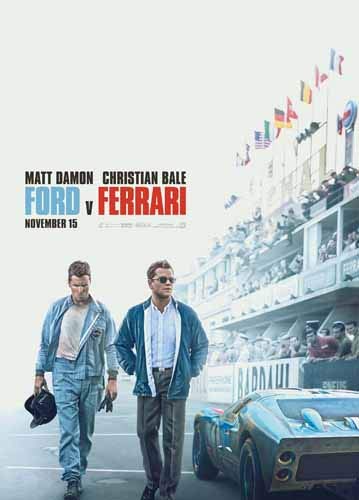 ポスター/スチール写真 A4 パターン10 フォード vs フェラーリ 光沢プリント
