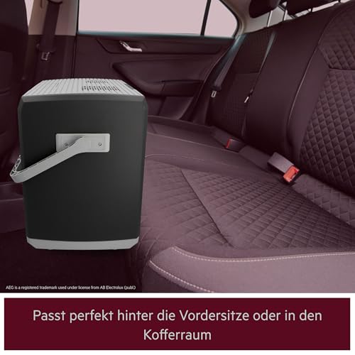 AEG Automotive Thermoelektrische Kühlbox KK 28 Liter, 12/230 Volt für Auto und Steckdose, schwarz
