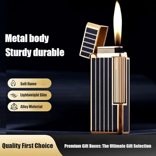 Encendedor Clásico Recargable de Butano Rojo miniatura 2