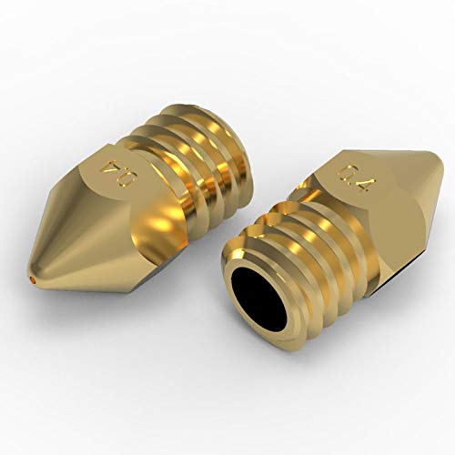 Réparez la tête d'impression 1 Set Hot End avec Le kit d'extrudeuse Hotend de buse 0.4MM V2 adapté à la tête d'impression de Bloc Chauffant d'imprimante 3D Zortrax M200 (Couleur : Argent)