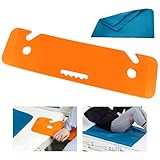 LOSCHEN スライド転写ボード チューブ状スライドシート付き (71.1 cmx71.1 cm) 高齢者 車椅子からベッド、トイレ、浴槽、車、移動用スライドアシストデバイス、耐荷重440ポンド