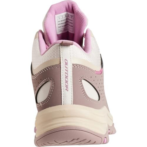 Skechers Women's Relaxed Fit Trego Tuscarora Hiking Boots, Mauve/Natural, 10 M US4