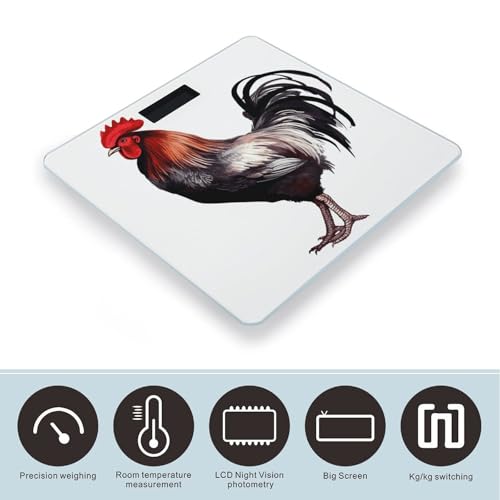 Báscula Digital FekiLoot para Baño con Pantalla Grande miniatura 3