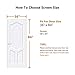MAGZO Magnetic Screen Door Fit Door Size 36 x 84 Inch, Screen Size 38