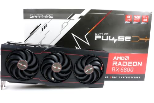 Sapphire 11305-02-20G Pulse AMD Radeon RX 6800 PCIe 4.0...