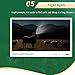 AVSMGP Large Animal Tracker, Solar GPS Animal Locator Device+ 4G+2G, 20000mAh Large Capacity+ Night Light Prompt+ IP68 Waterproof for Cattle, Sheep, Horse and Camel