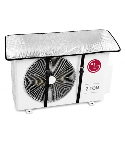 Image of AC Outdoor Unit Protector Cover (Upto 2 Ton) for Split AC | Outdoor AC Cover with Heat-Insulated Reflective Shield | Waterproof & Dustproof Protection
