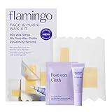 Flamingo Women’s Face Wax Kit with 20 Wax Strips for Face...