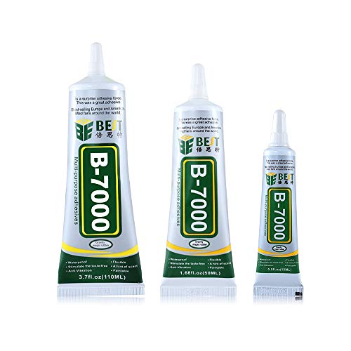MASUNN Mejor B-7000 Multi Propósito Pegamento Adhesivo Epoxi Resina De Bricolaje De Vidrio Pantalla Táctil Teléfono Celular Super Pegamento - 50Ml