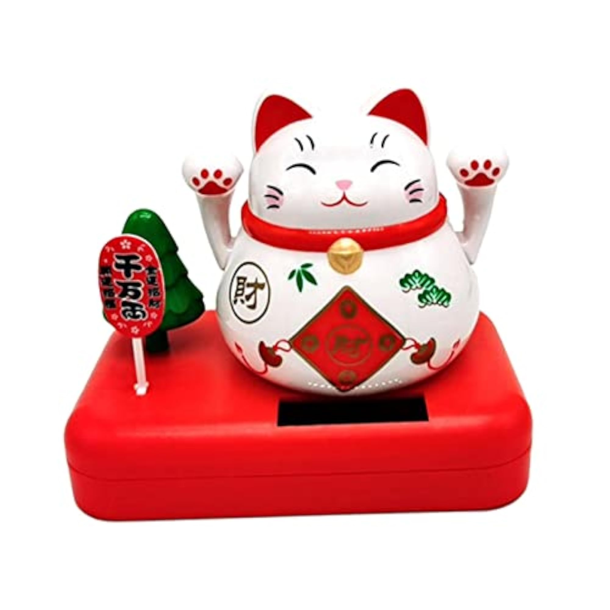 Funny Solar Dancing Lucky Cat Toy, Hand Swing Decor Gift