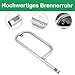 WELL GRILL Ersatzteile für Weber Q100, Q1000, Q1200, Q1400 Serie Gasgrill, 7644 Gusseisen Grillrost & 60040 Brennerrohr & 80462 Piezo Zünder für Weber Baby Q, Elektrogrill