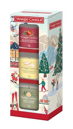Yankee Candle Coffret 3 mini bougies d'exception fin d'année