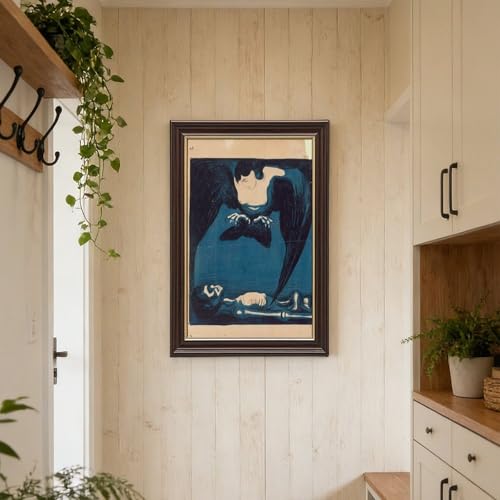 Edvard Munch Harpie impression de qualité supérieure avec cadre suspendu - 6