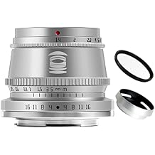 TTArtisan 35mm F1.4 APS-C Format Large Aperture Manual Focus Fixed Lens for Sony E Mount Camera Silver