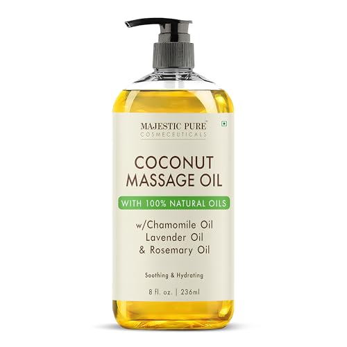 MAJESTIC PURE Coconut Massage Oil for Massage...