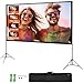 VEVOR Projektion Beamer Leinwand mit Ständer 120 Zoll HD 4K Outdoor Indoor Projektor Screen Schnelles Klappbare Tragbare Filmleinwand 16: 9 für Heimkino, Camping und Freizeitveranstaltungen Schwarz