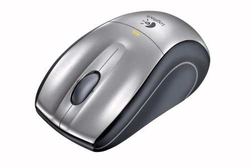 Logitech V320 Cordless Optical Mouse for Notebooks- Grey