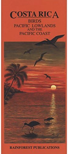 Costa Rica Birds of the Nicoya Peninsula and Guanacaste Dry Forest Wildlife Guide (Laminated Foldout Pocket Field Guide to the birds of the Pacific Coast dry forest) (English and Spanish Edition)
