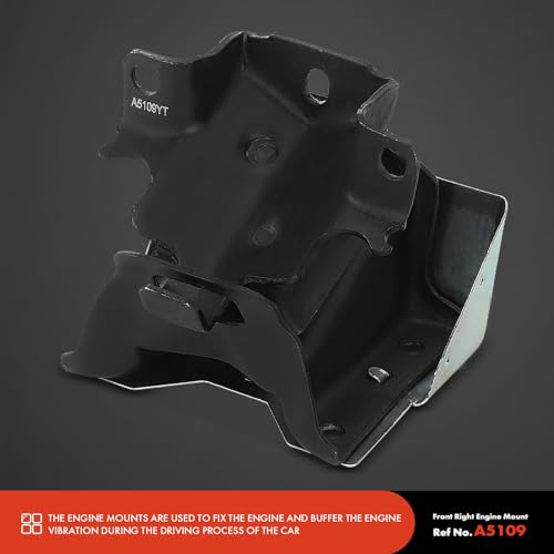 A-Premium Set of 2 Engine Motor Mount Kit Compatible with Chevrolet Express 1500 2003-2014, Express 2500 2003-2005 & GMC Savana 1500 2003-2014, Savana 2500, 4.8L 5.3L 6.0L, AWD, Front Left and Right by A-Premium - Used condition - Image 5