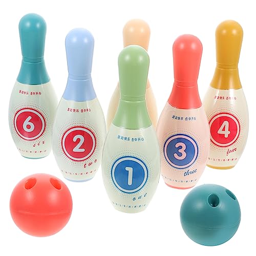 Milisten Interactive Boys and Girls Bowling and Girls Bowling Toys Sports Toys for Math Educational