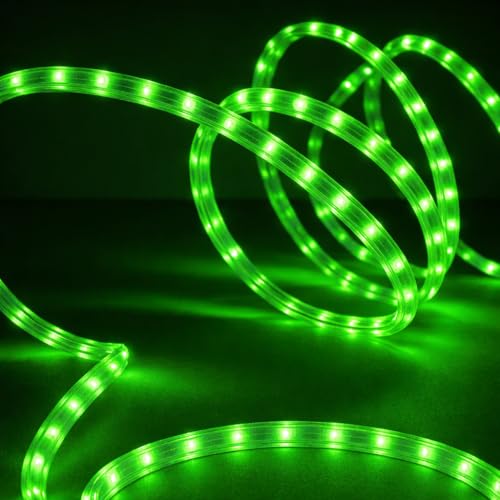 Image of V.E.S.P.A SMD LED Strip Lights Waterproof Lighting for Home Wall Decor & Interior Decoration | Perfect for Diwali Lighting | | Wedding | Events | Strip Lights | (Green, 45 Meter)