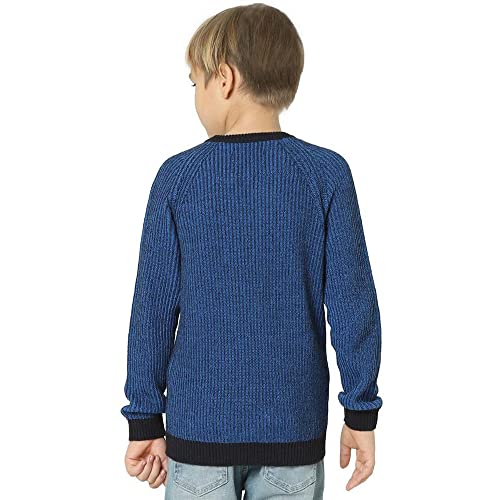 Image of JACK & JONES Boy's Acrylic Round Neck Casual Sweater