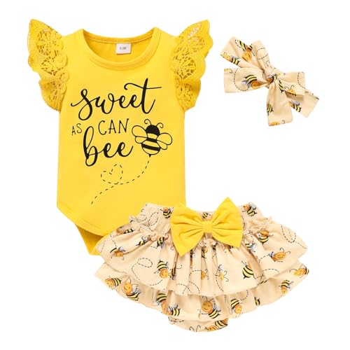 Image of ZOELNIC Newborn Baby Girl Clothes Infant Ruffles Romper Shorts Set Floral Summer Outfits Cute Baby Clothes Girl