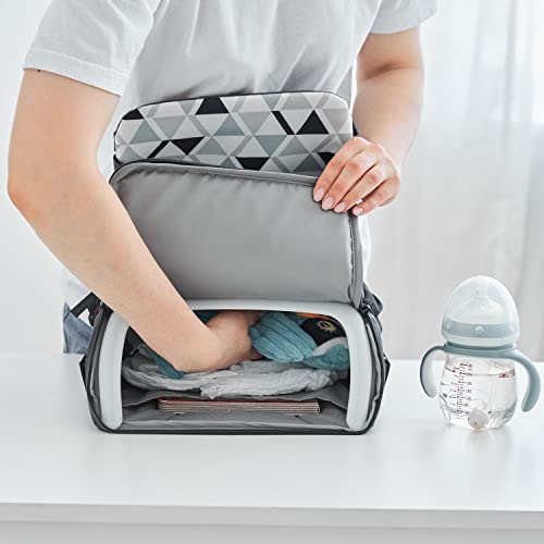 PandaEar Sitzerhöhung Stuhl Kind Hochstuhl Sitz Klappbar Baby Essen Stuhl Tischsitz Sitzkissen mit Einstellbaren Gurten für Outdoor Camping