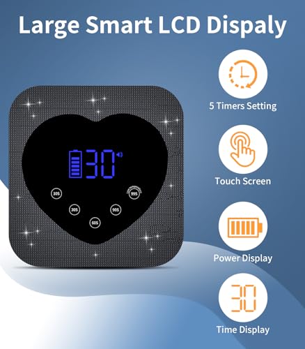 Image of UV Light for Nails, Cordless UV Nail Lamp 72W, Rechargeable LED Dryer | Appearance of Black Diamond, 5 Timer Setting, Touch Control & Auto Sensor, Fast Light Curing Lamp for Salon & Home