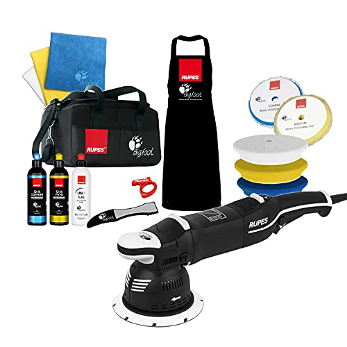 The Clean Garage Rupes LK900E Mille Gear Driven Polisher Complete Kit | Bigfoot Bag Combo