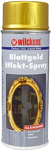 Wilckens Effekt Blattgold Blattsilber Gold Silber Spray 400ml Spraydose Lack (Blattgold)