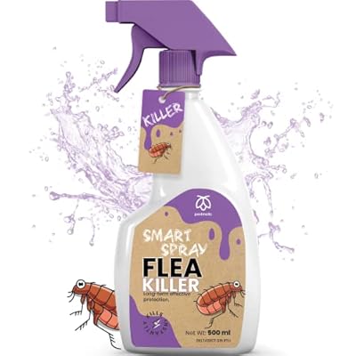 Pestmatic Flea Spray for the Home, Fast Acting Flea Killer Spray Treatment, Solution that Kills Fleas Larvae & Eggs on Contact, Advantage Insect Control & Repellent, Long Lasting 8 Weeks Protection