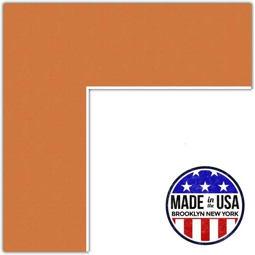 20x30 Tangerine / Octoberfest Custom Mat for Picture Frame with 16x26 opening size (Mat Only, Frame NOT Included)