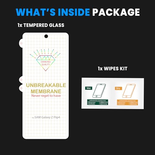 Image of ArmourPro Screen Protector for Samsung Galaxy Z Flip 5, Premium Ultra Thin TPU Front Membrane Guard, Bubble-Free, Edge to Edge Coverage, Fingerprint Friendly | Crystal Clear, 1 Pack