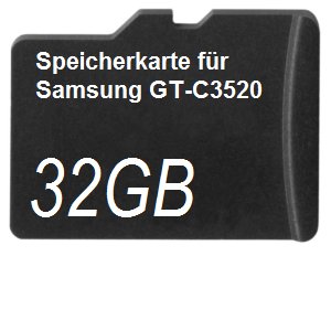 Preisvergleich Produktbild 32GB Speicherkarte für Samsung GT-C3520