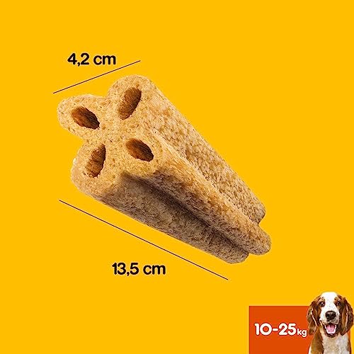 Pedigree DentaStix Advance Hundesnacks 2 x Wöchentlich, 9 x 80 g, 1 Stück (9er Pack)