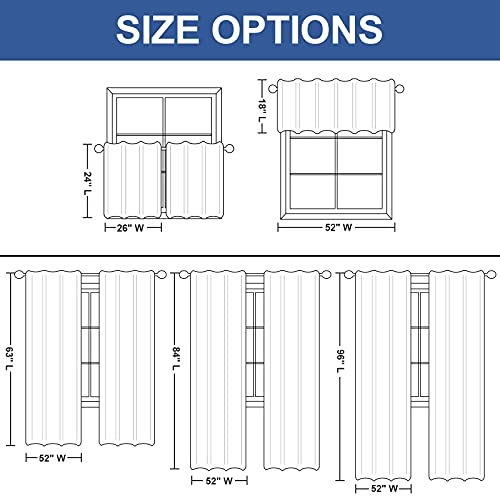 Vertkrea Tier Curtains, Teal Flower Watercolor Kitchen Curtains, Teal Gray Floral Rod Pocket Window Treatment Tier Pair For Kitchen Bathroom Rv Basement Laundry, Set 2, 26 Inch Wide 24 Inch Long #TOP6