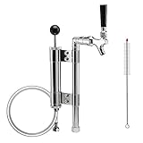 MRbrew Keg Party Beer Pumps, Heavy Duty Draft Beer Picnic Party Pump Keg Tap Upright Convertor with Tall Metal Pump Assemblies 8