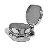 MARINE CITY 316 Stainless Steel Chain Oval Deck Pipe Sturdy Durable in The Salt Water Environment Sm