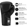 2021-Best-Boxing-Kick-Boxing-Gloves-for-Men-and-Women-Training-Sparring-Gloves-for-Pro-Fighters-Complimentary-Hand-Wraps-and-Mesh-Bag Best Boxing & Kick Boxing Gloves for Men and Women, Training & Sparring Gloves for Pro Fighters, Complimentary Hand Wraps and Mesh Bag (12, Black on Black)