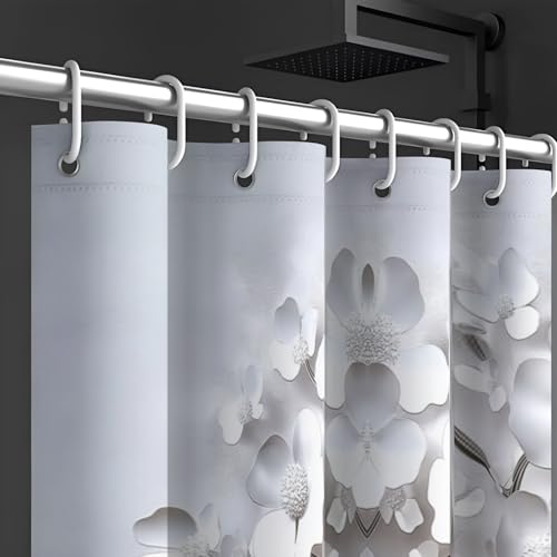 Rideau de douche de qualité supérieure en polyester 180x180 cm - 6