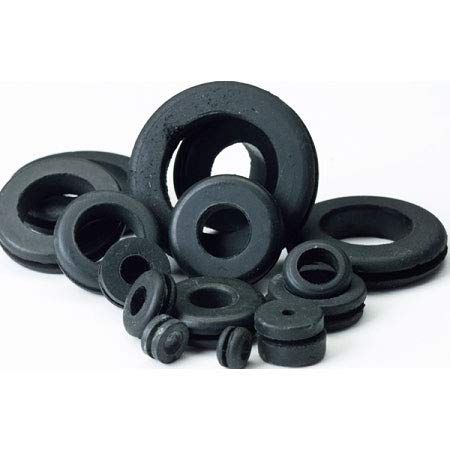 Electriduct Rubber Grommet Seal Gasket O-Ring Bushing - 2 1/8 x 1/16 x 2 1/2 x 2 7/8 x 7/16 - Pack of 50 Grommets