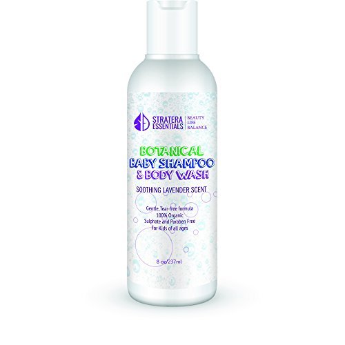 Tear Free Organic Baby Shampoo and Body Wash 8 oz