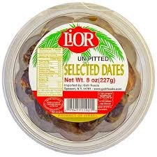 Lior Unpitted Fates 8oz Pack de 3