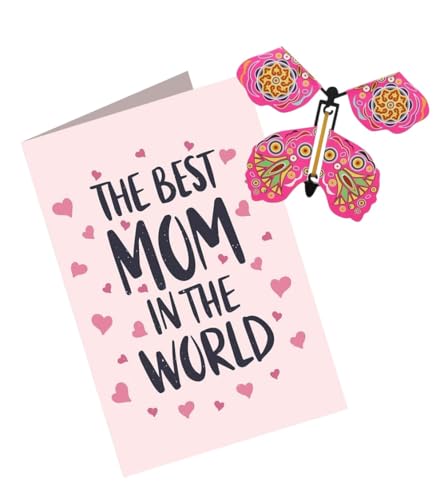 WARMINGO Best Mom Butterfly Greeting Card | Mother's Day Gift | S...
